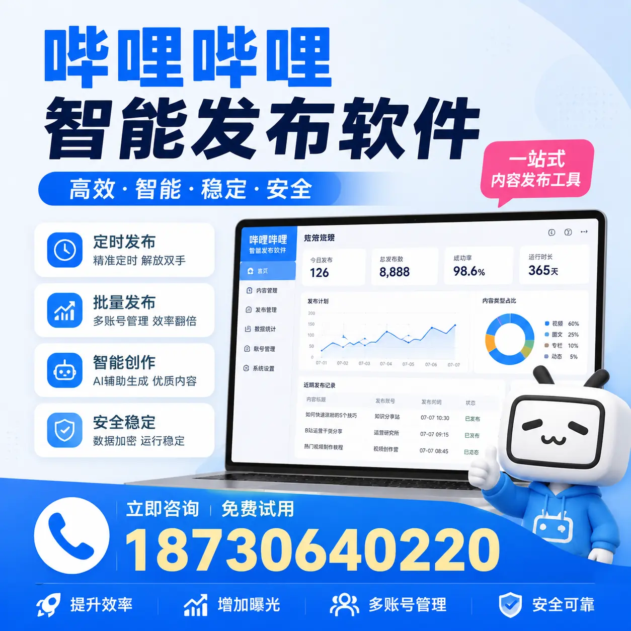 哔哩哔哩智能发布软件使用指南：在 安康 提升内容创作效率